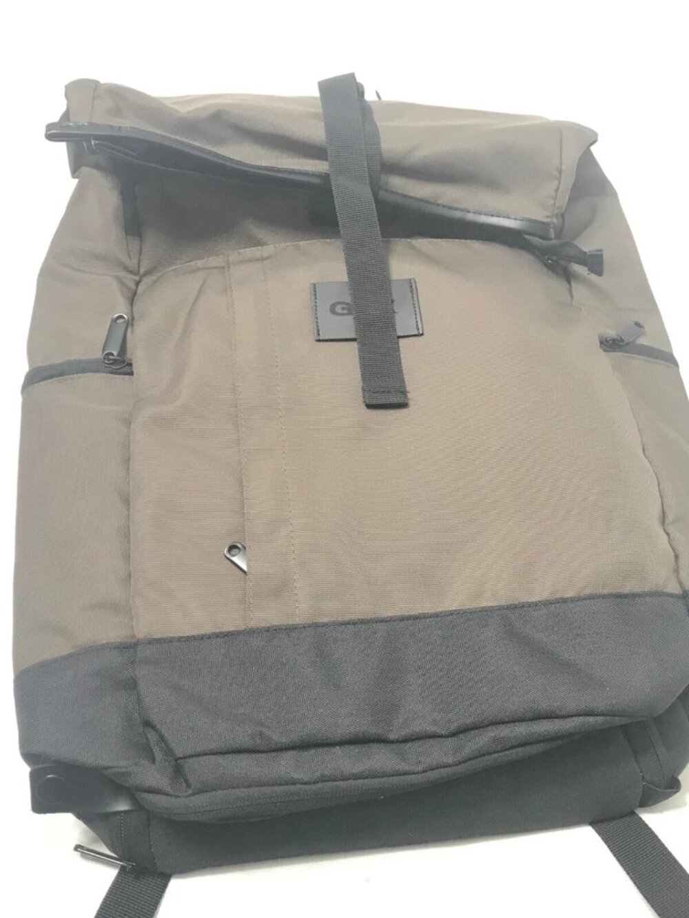Origaudio El Dorado Roll Top Backpack Brown Black